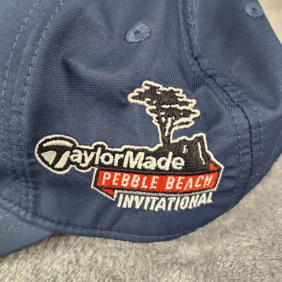 Blue TaylorMade Pebble Beach Invitational Baseball Cap Hat - Picture 5 of 10
